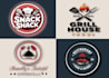 make modern and unique food restaurant logo design