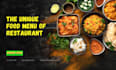 design restaurant food menu and poster
