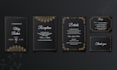 design elegant and luxury wedding invitation cards