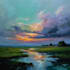 do a paint oil painting on canvas