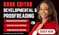 do developmental editing and book editing for romance and fantasy novel