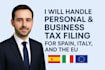 handle personal and business tax filing for spain, italy with accuracy and speed