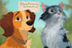 design a custom disney pet portrait illustration