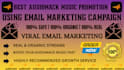 do email marketing campaign to promote audiomack music promotion