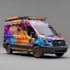 do tesla cyber truck wrap design, truck or box trailer wrap