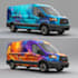 design professional and eye catching vehicle wrap