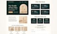 create a professional responsive landing page