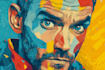 draw custom superhero pop art portrait