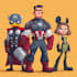 draw a superhero cartoon characters