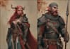 draw medieval and fantasy characters