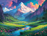 create a fantasy landscape
