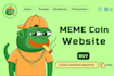 create stuning meme token and web3 blockchain websites