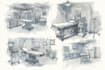draw professional medical concept sketches