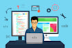 build website, ecommerce and custom website as full stack developer