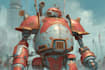 draw detailed warhammer illustration