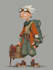 draw 2d game art military character design