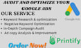 audit and optimize your google ads PPC campaigns