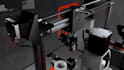 cad industrial animation, mechanical manufacturing process 3d animated explainer