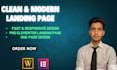 design a responsive wordpress landing page with elementor