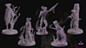 model custom 3d characters packs to 3d printing
