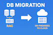 migrate your oracle rac database to non rac and rac to rac on premises cloud