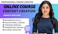 design curriculum, powerpoint, course content, ecourse, syllabus course creation