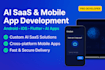 do ai saas apps, android mobile apps, and ios app  flutter mobile app ai saas