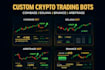 develop coinbase trading bot, solana bot, coinbase arbitrage bot, binance bot