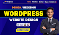 create wordpress website design, redesign wordpress business website development