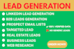 lead generation, b2b lead generation business leads linkedin leads generation
