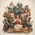 draw your dnd group party illustration