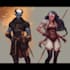 draw dnd character art and oc character