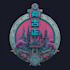 create custom futuristic cyberpunk, mech, y2k logo design