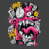 create unique street art graffiti collage