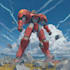 custom digital 2d anime mecha art illustration