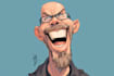 draw artistic cartoon caricatures