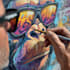 create unique street art graffiti collage