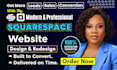 design squarespace website, squarespace website design and redesign, square SEO
