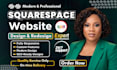 do squarespace website design and redesign, squarespace website design and SEO