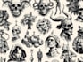 draw black and white illustrations