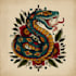 do traditional old school tattoo design