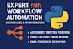 create an n8n ai agent with custom integrations
