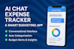develop an ai chat expense tracker and smart budgeting mobile app