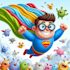 create a black and white comic superhero character