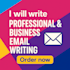 write polished professional business emails and replies