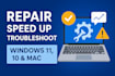fix slow PC, remove errors, and optimize windows or macos