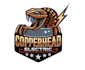 design luxury copperhead snake logo