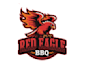 design specially red eagle logo