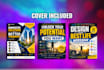 do book formatting and typesetting, ebook, brochure and catalog design in canva
