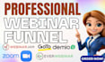 webinar funnel webinarjam everwebinar zoom goto demio webinar funnel automation